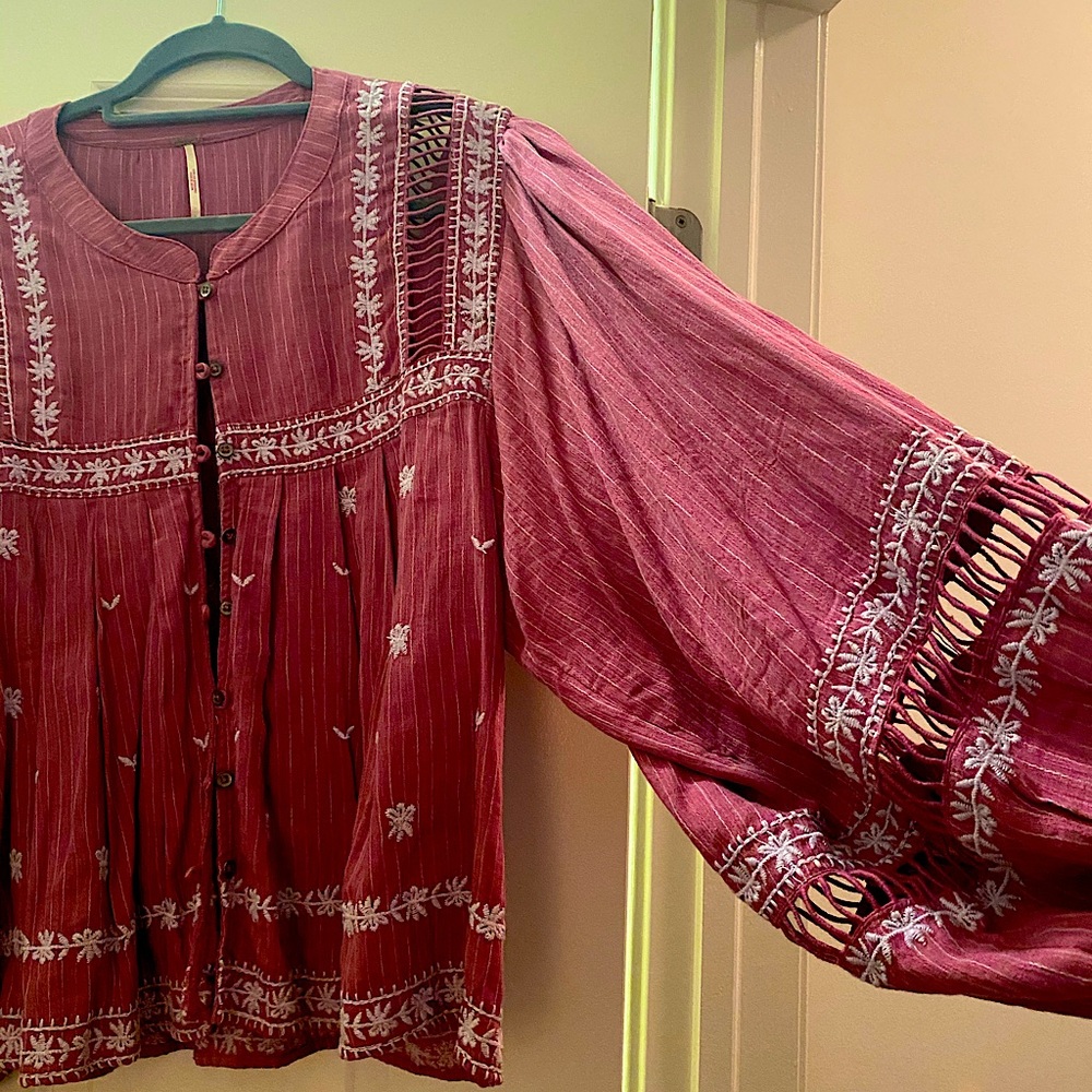 Free people boho shirt